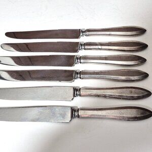 Antique Community silverplate 1914 Patrician Butter Knives Set of 6
